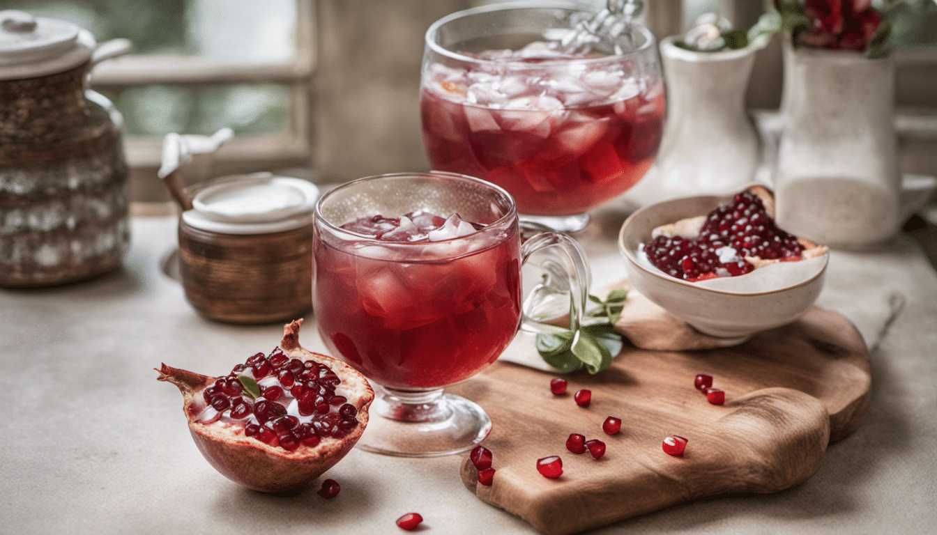 Pomegranate Iced Tea