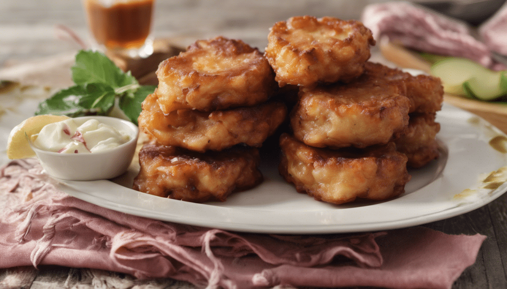 Pork and Apple Fritters
