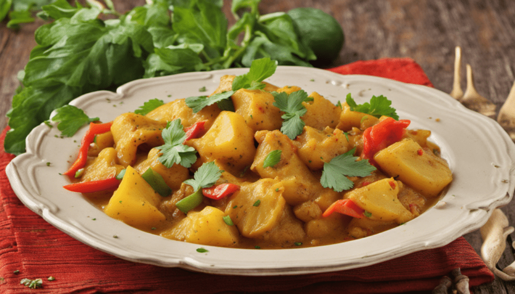 Potato and Bell Pepper Curry