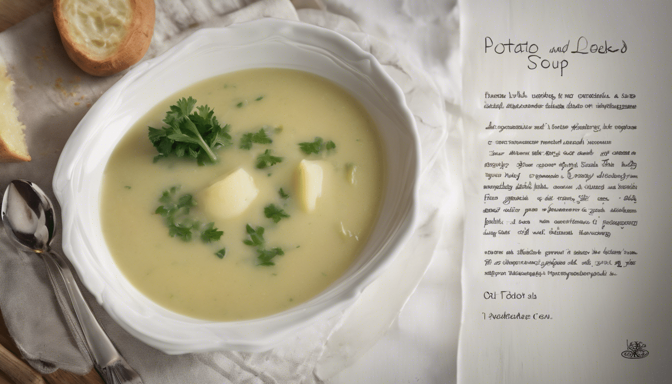 Potato and Leek Soup with Parsley