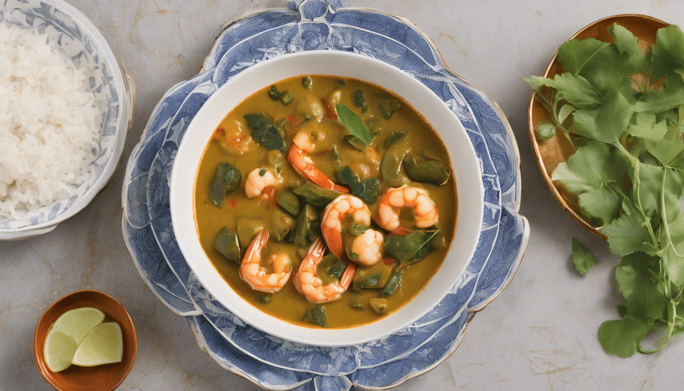 Prawn and Sea Grapes Curry