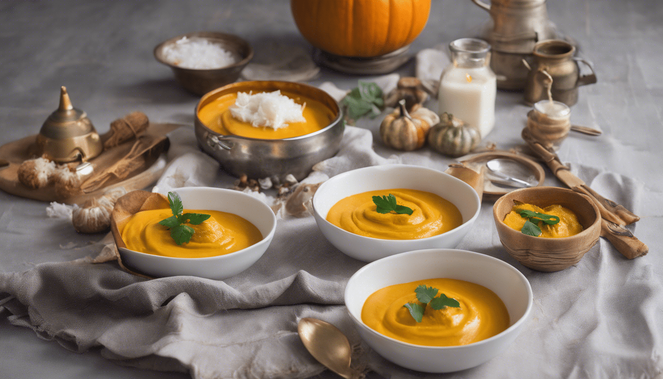 Pumpkin Cream with Coconut Milk and Curry