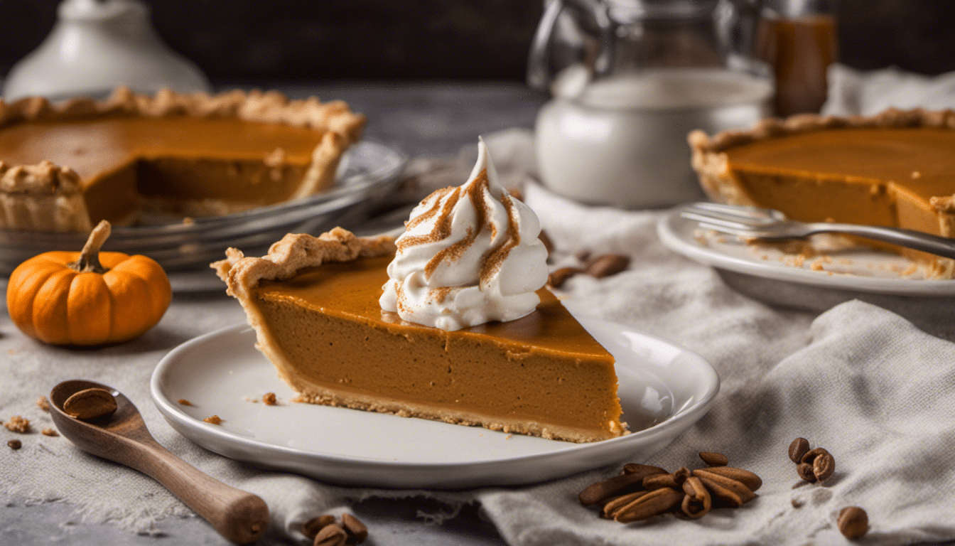 Pumpkin Pie with Nutmeg Infusion