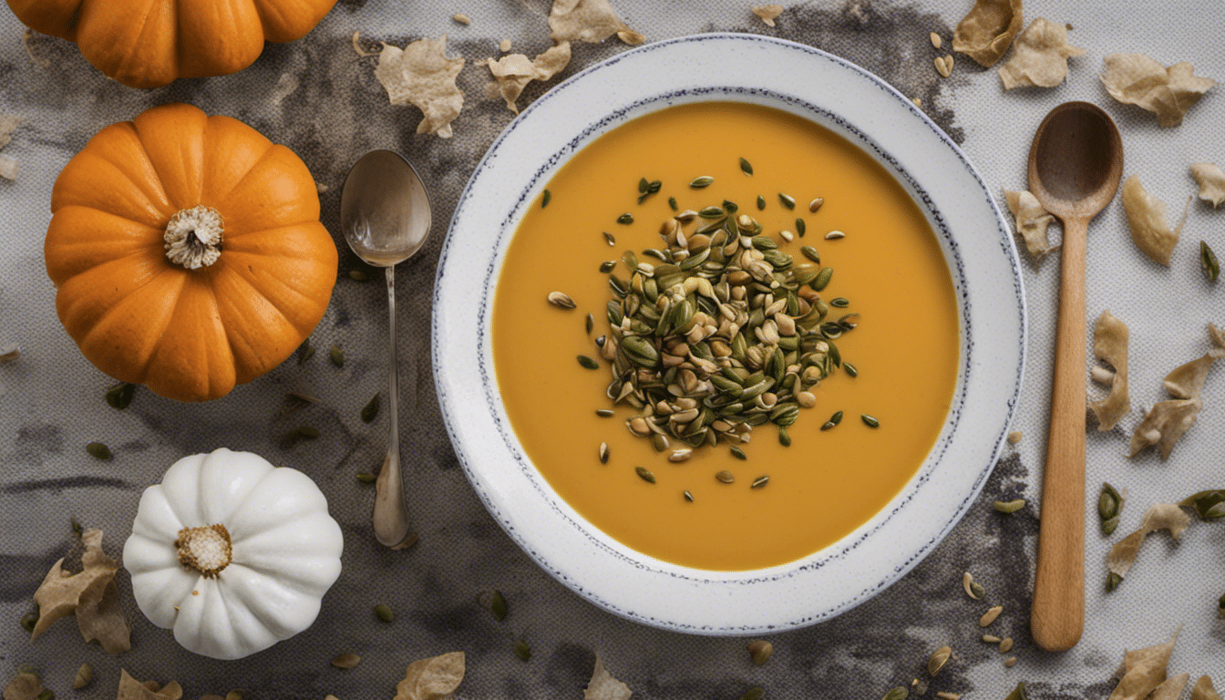 Pumpkin Soup with Seeds