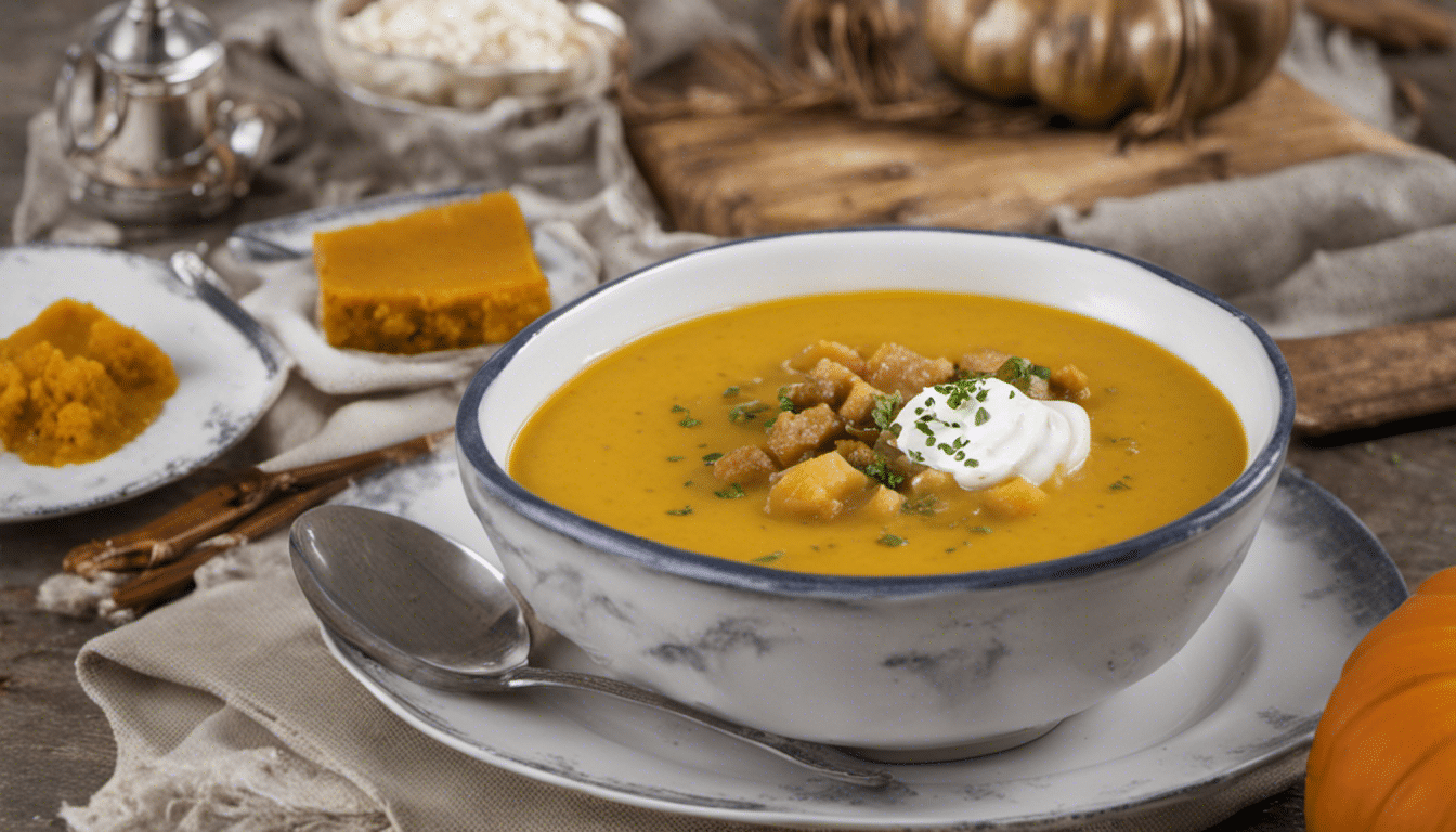 Pumpkin and Asafoetida Soup