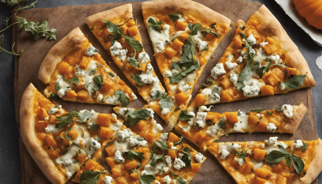 Pumpkin and Blue Cheese Pizza