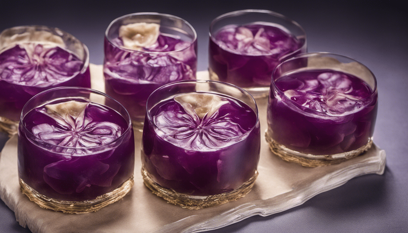 A mouth-watering Purple Bauhinia Jelly