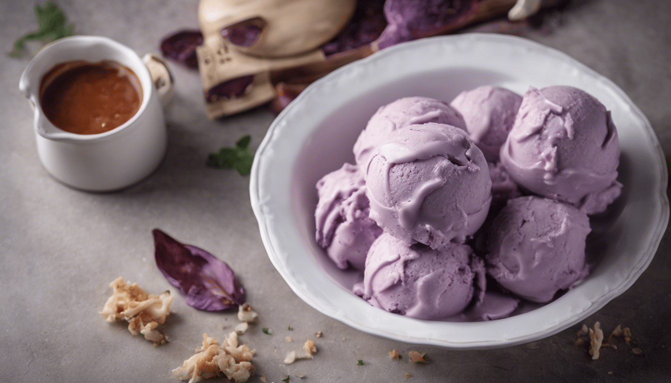Purple Yam and Coconut Ice Cream