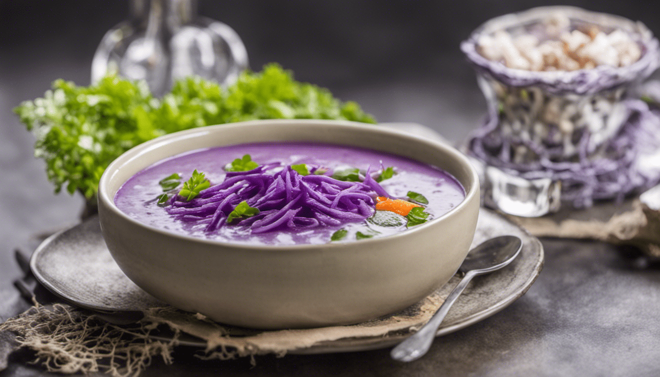Purple Yam and Sweet Coconut Soup