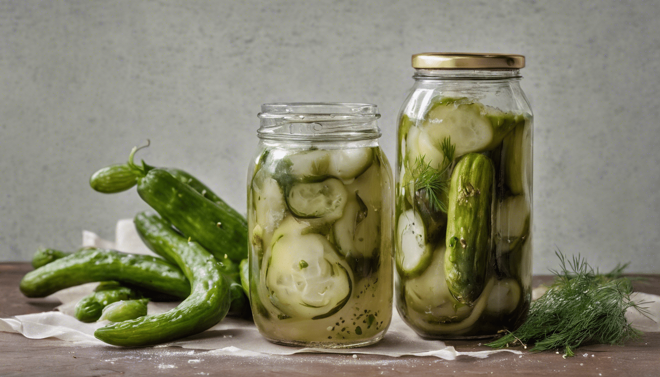 Quick Pickles with Water-Pepper and Dill