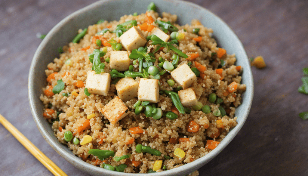 Quinoa Fried Rice with Tofu