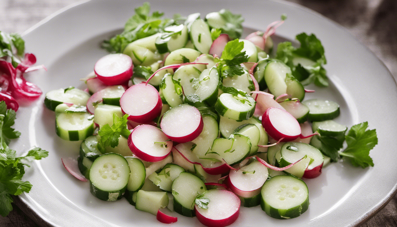 Radish and Cucumber Salad