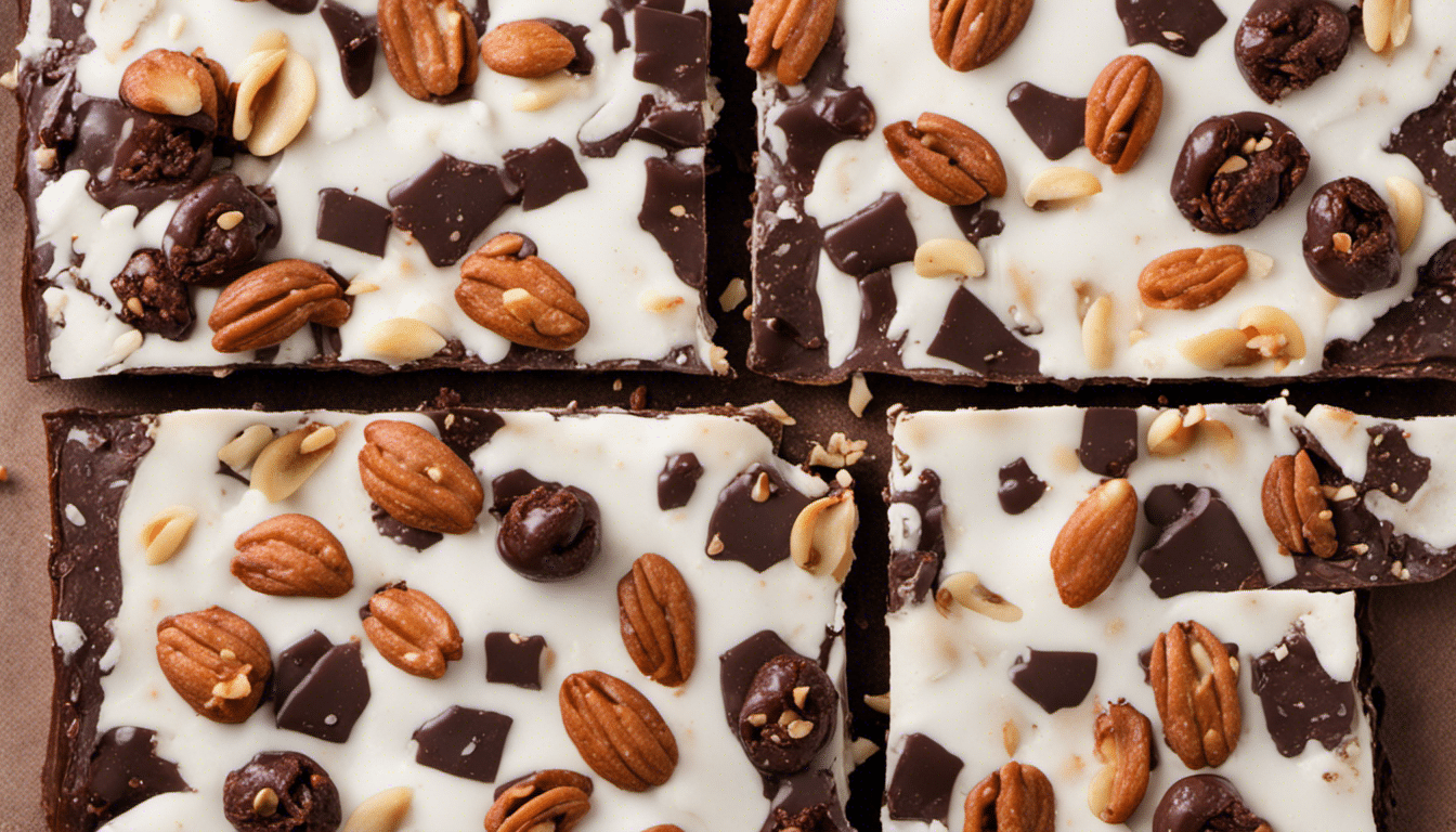 Raisin and Nut Chocolate Bark