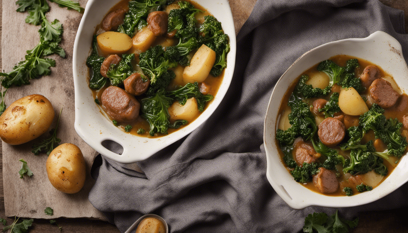 Rapini Potato and Sausage Stew