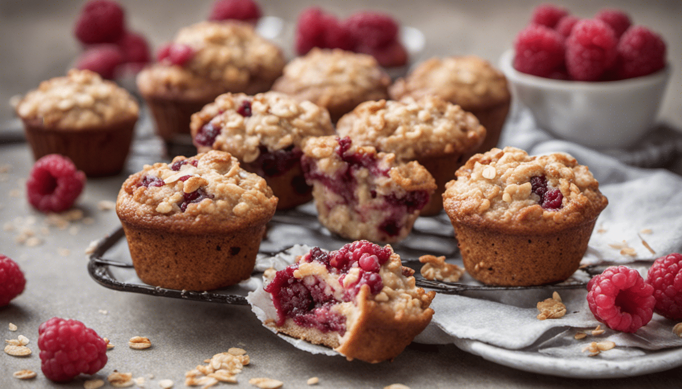 Raspberry Oatmeal Muffins