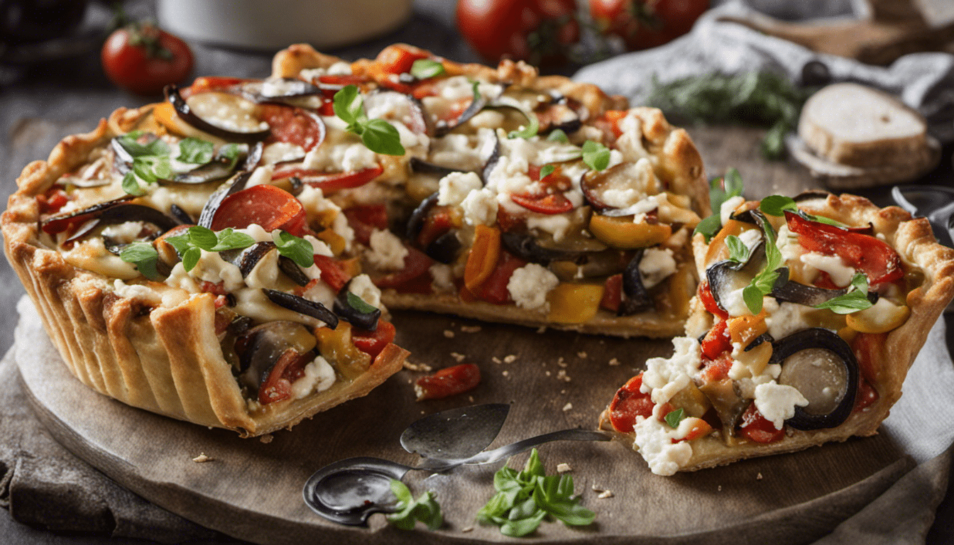 Ratatouille and Goat Cheese Tart