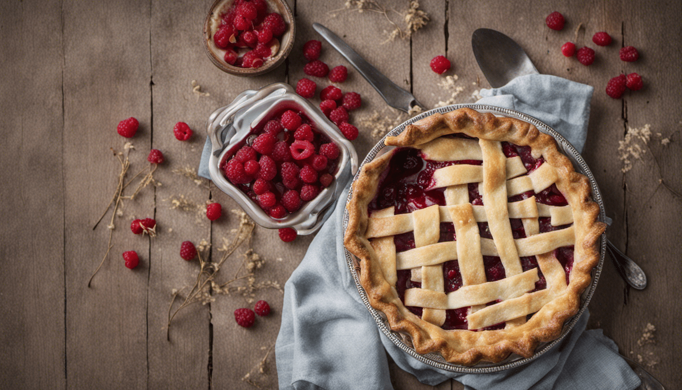 Red Currant and Raspberry Pie