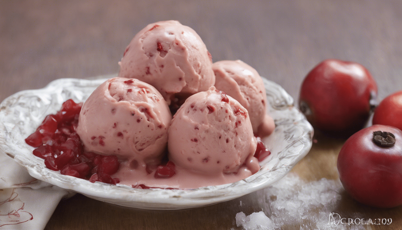 Red Medlar Ice Cream