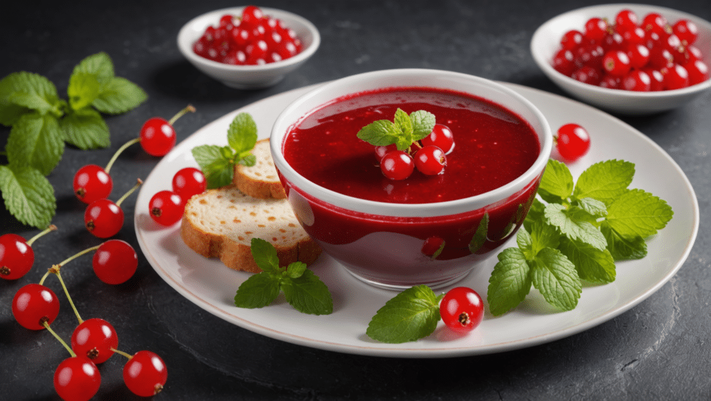 Redcurrant and Mint Sauce
