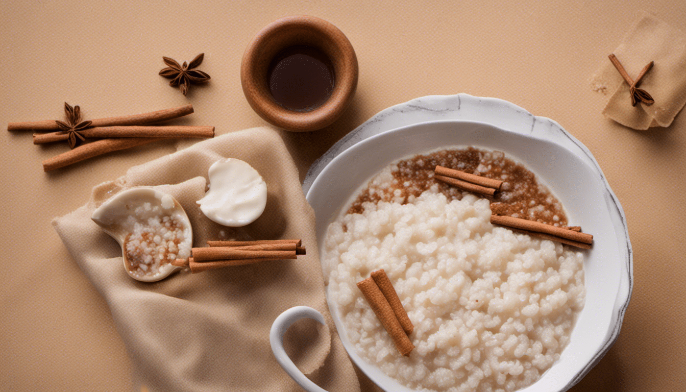 Rice Porridge with Cinnamon and Sugar