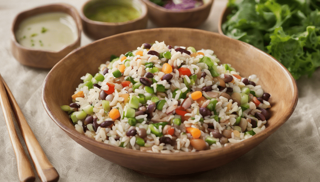 Ricebean Salad with Vinaigrette