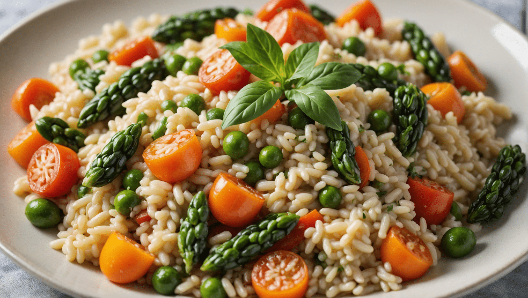 Risotto with Seasonal Vegetables