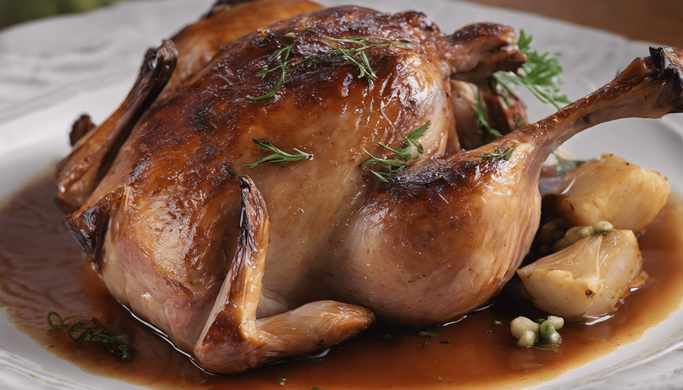 Roast Duck with Angelica Reduction