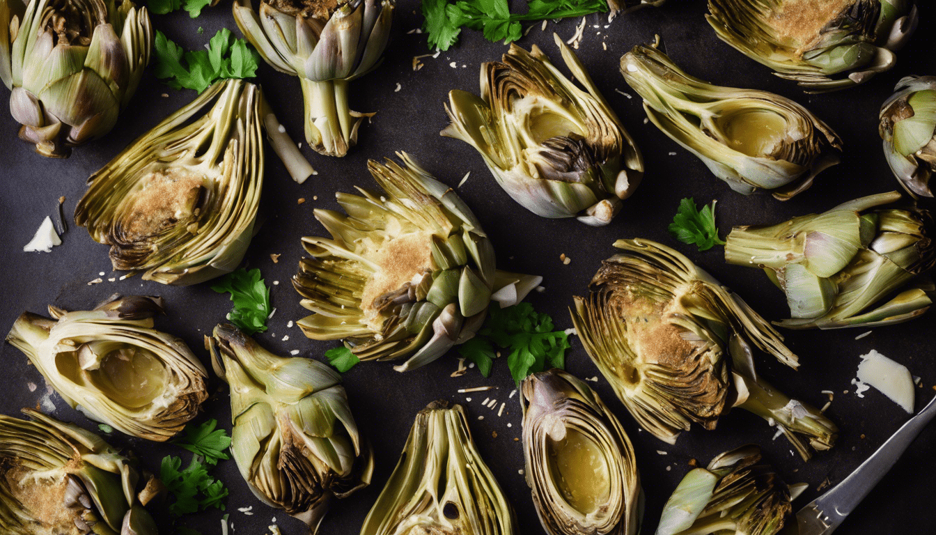 Roasted Artichokes with Garlic and Parmesan