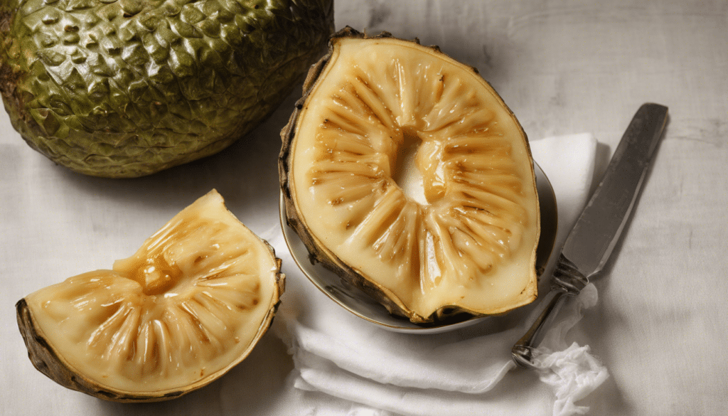 Roasted Breadfruit with Honey Glaze