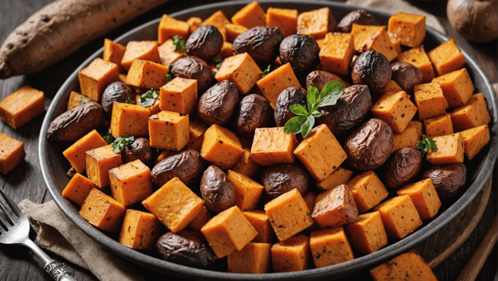 Roasted Canistels and Sweet Potato