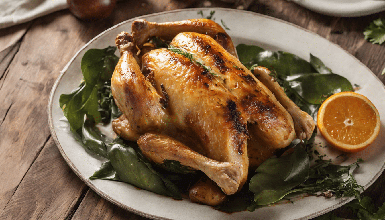 Roasted Chicken with Hoja Santa