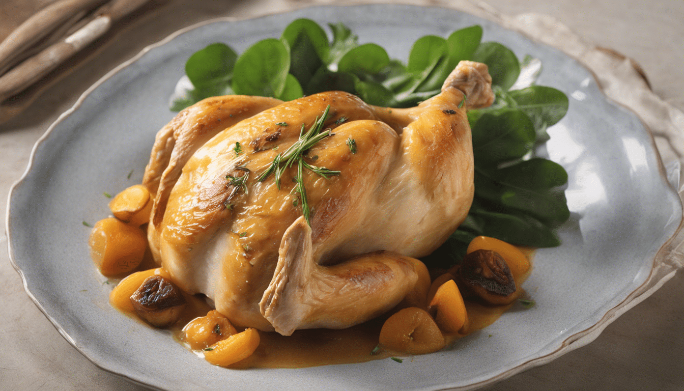 Roasted Chicken with Loquat Sauce