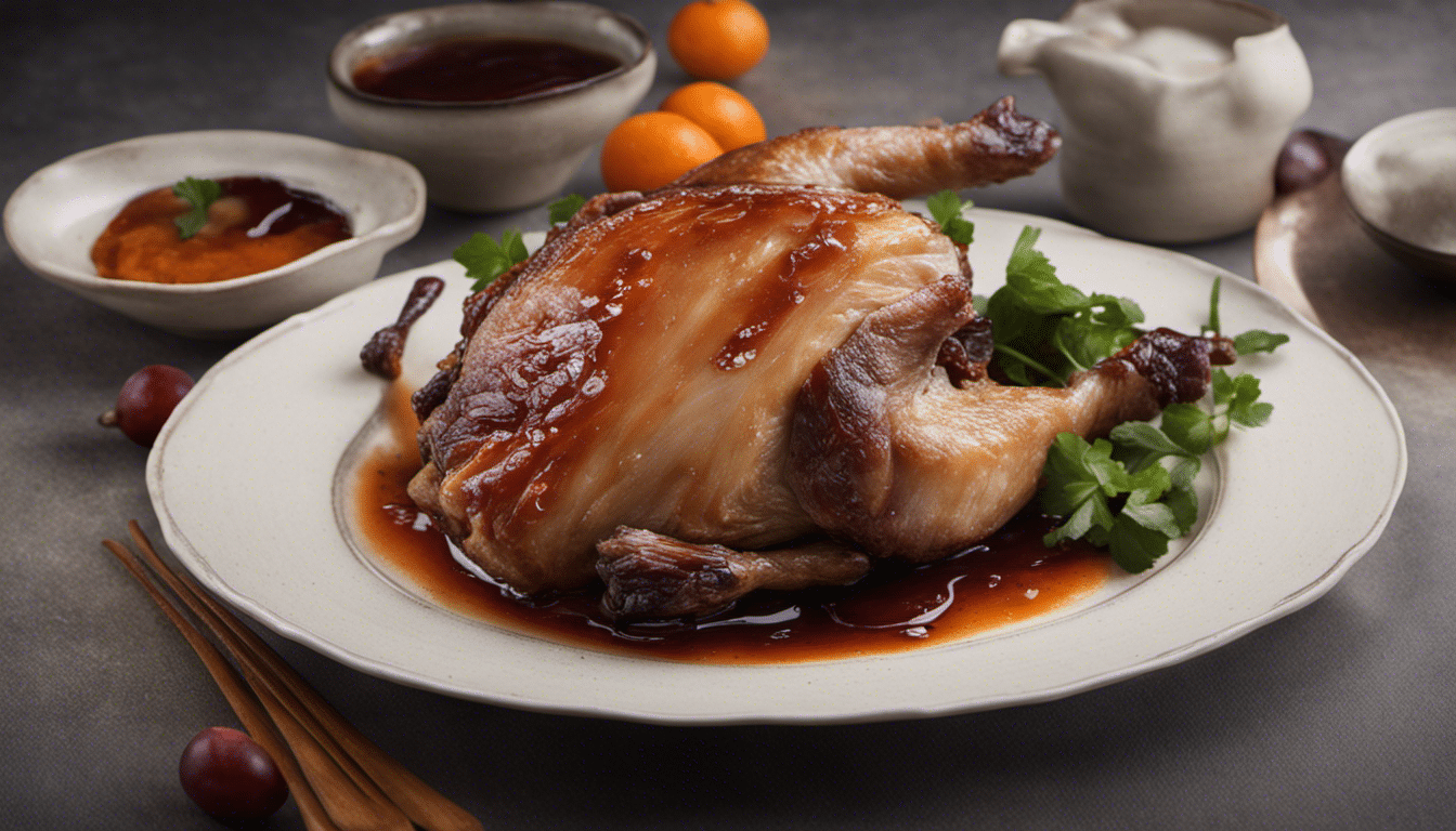 Roasted Duck with Satsuma and Plum Sauce