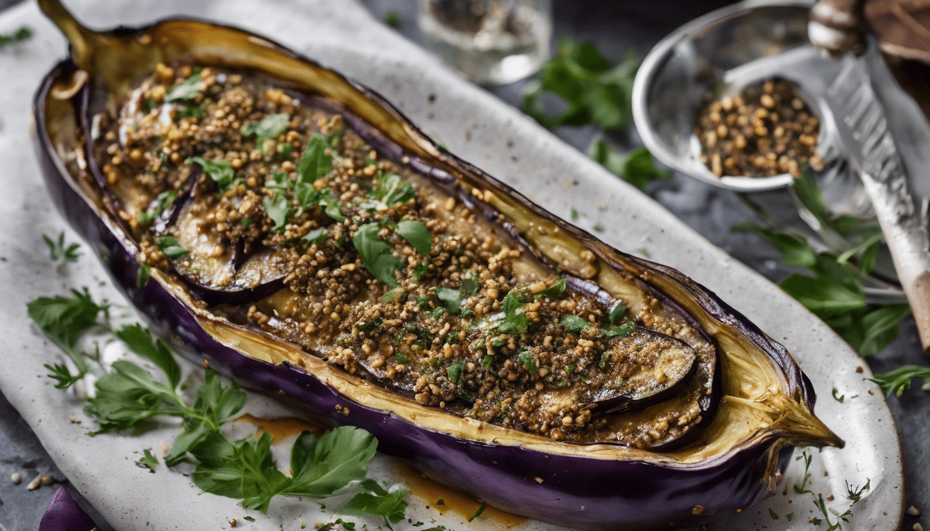 Roasted Eggplant with Zaatar