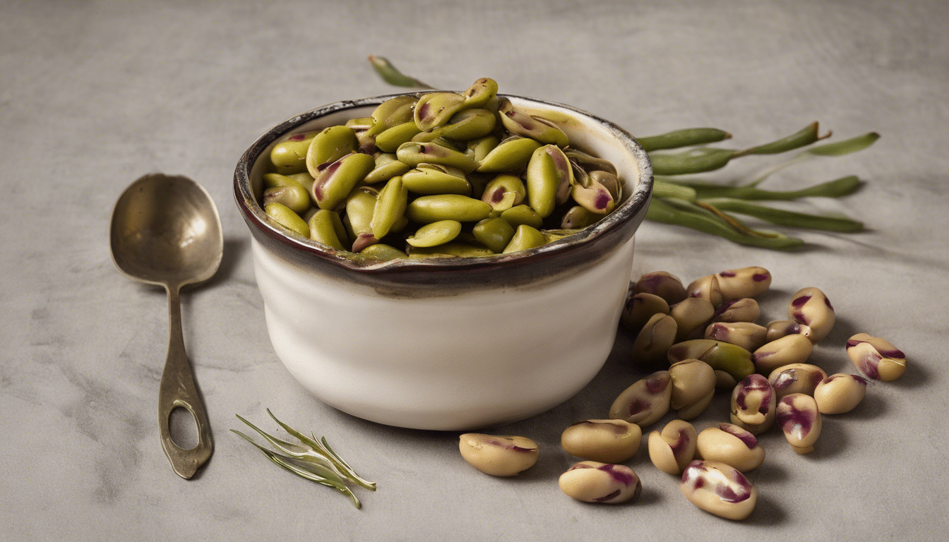 Roasted Hyacinth Beans with Olive Oil