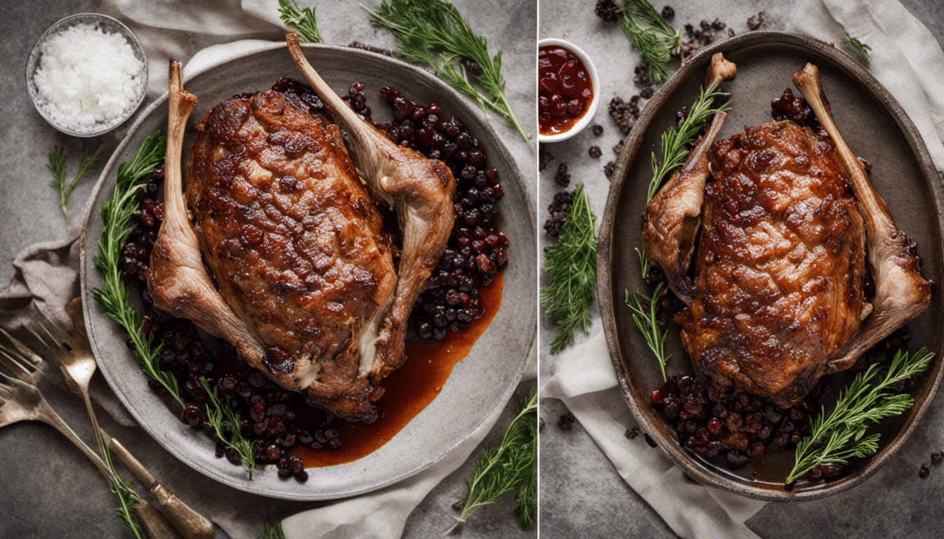 Roasted Lamb with Barberry Glaze