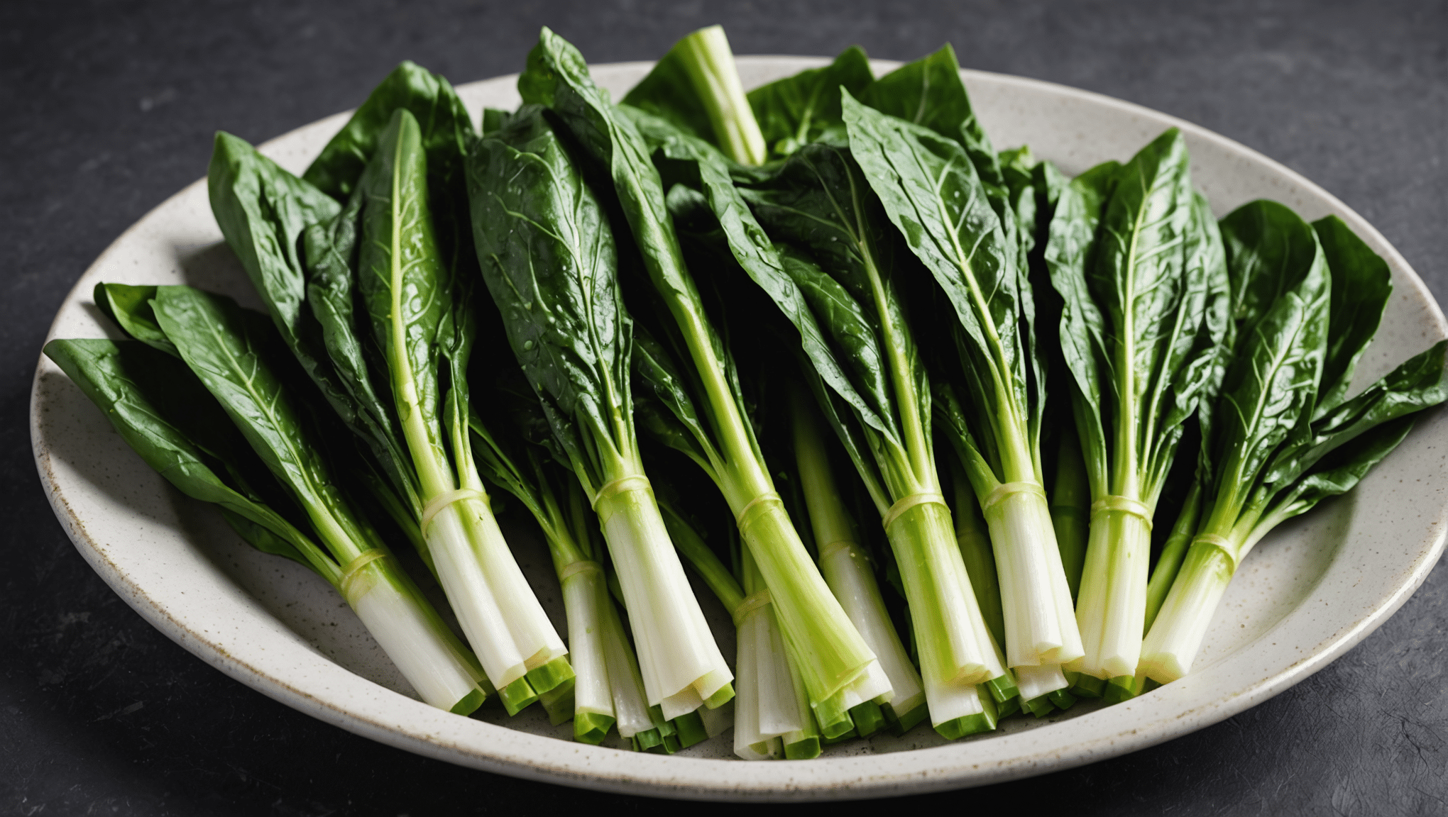 Roasted Pak Choy with Parmesan Cheese