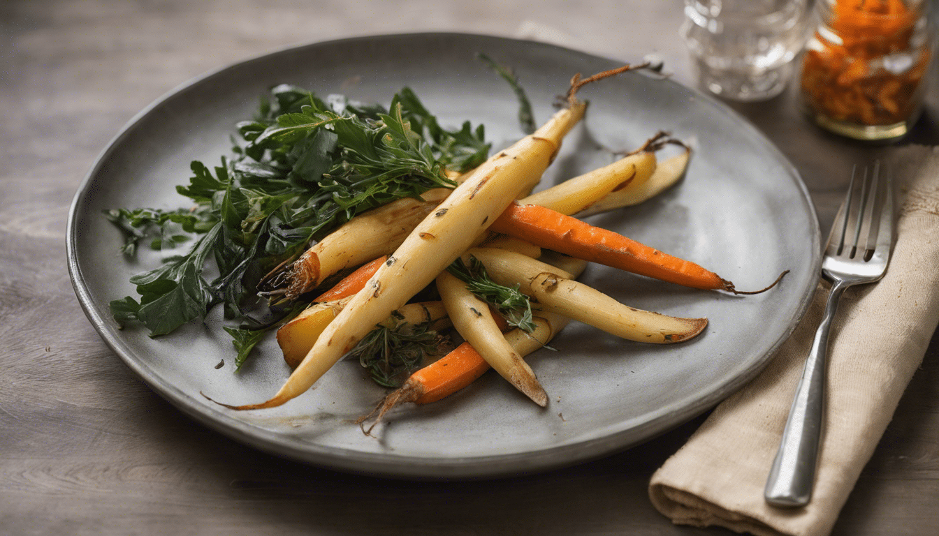 Roasted Parsnip and Carrot with Spikenard