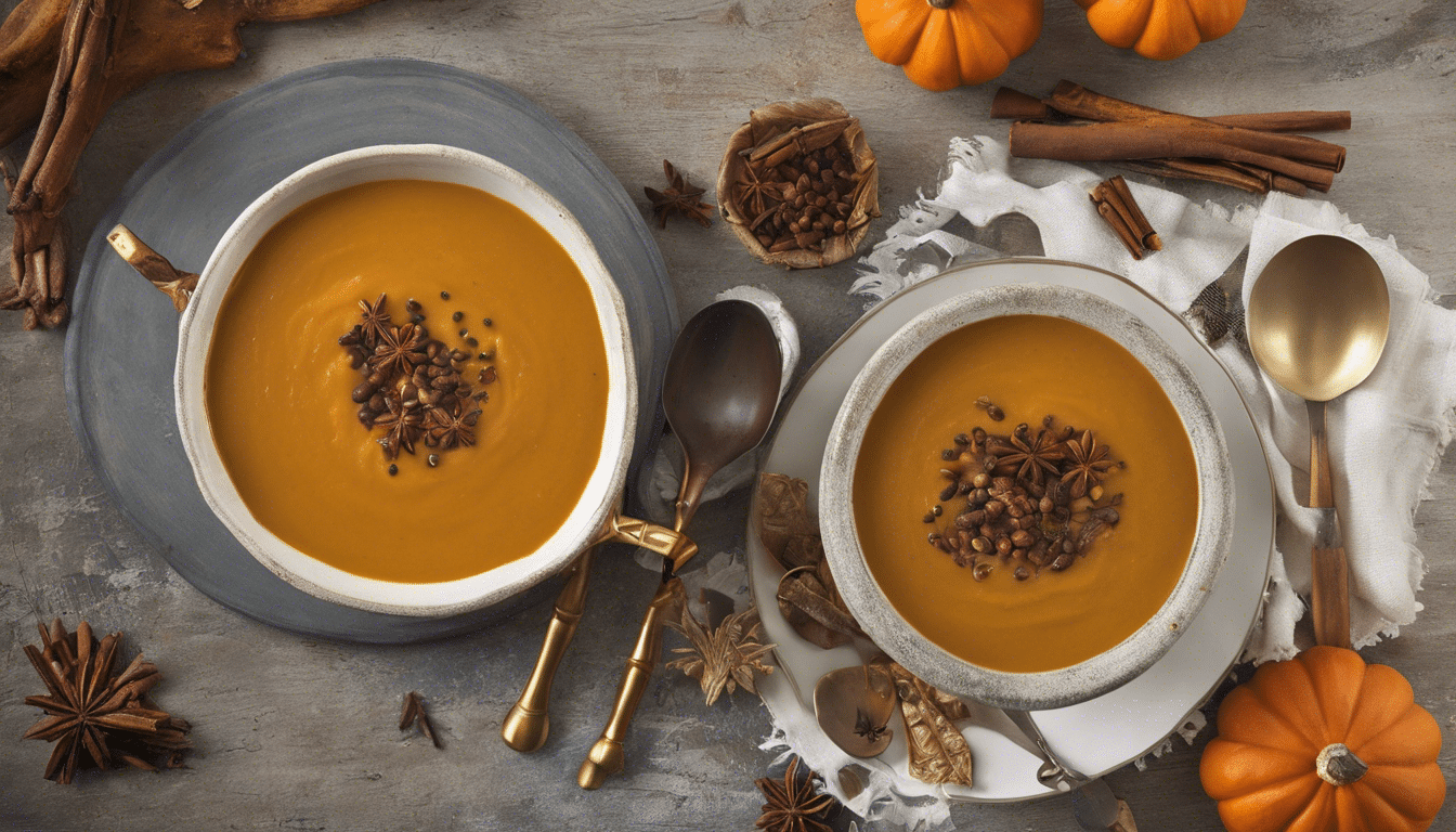 Roasted Pumpkin Soup with Allspice