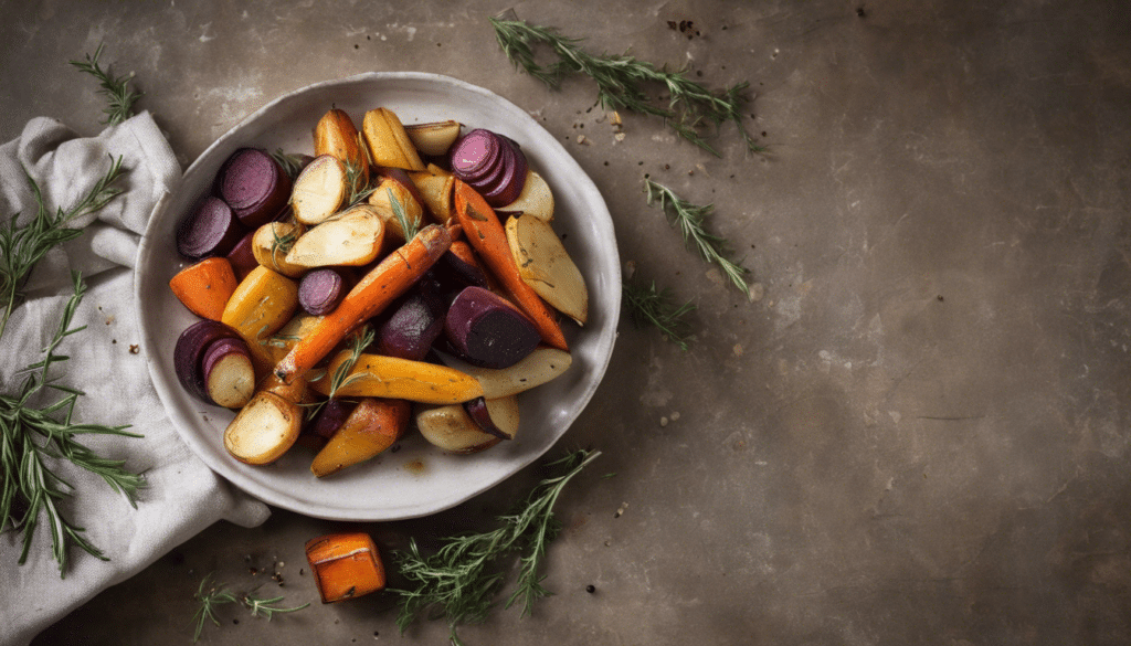 Roasted Root Vegetables with Rosemary and Thyme
