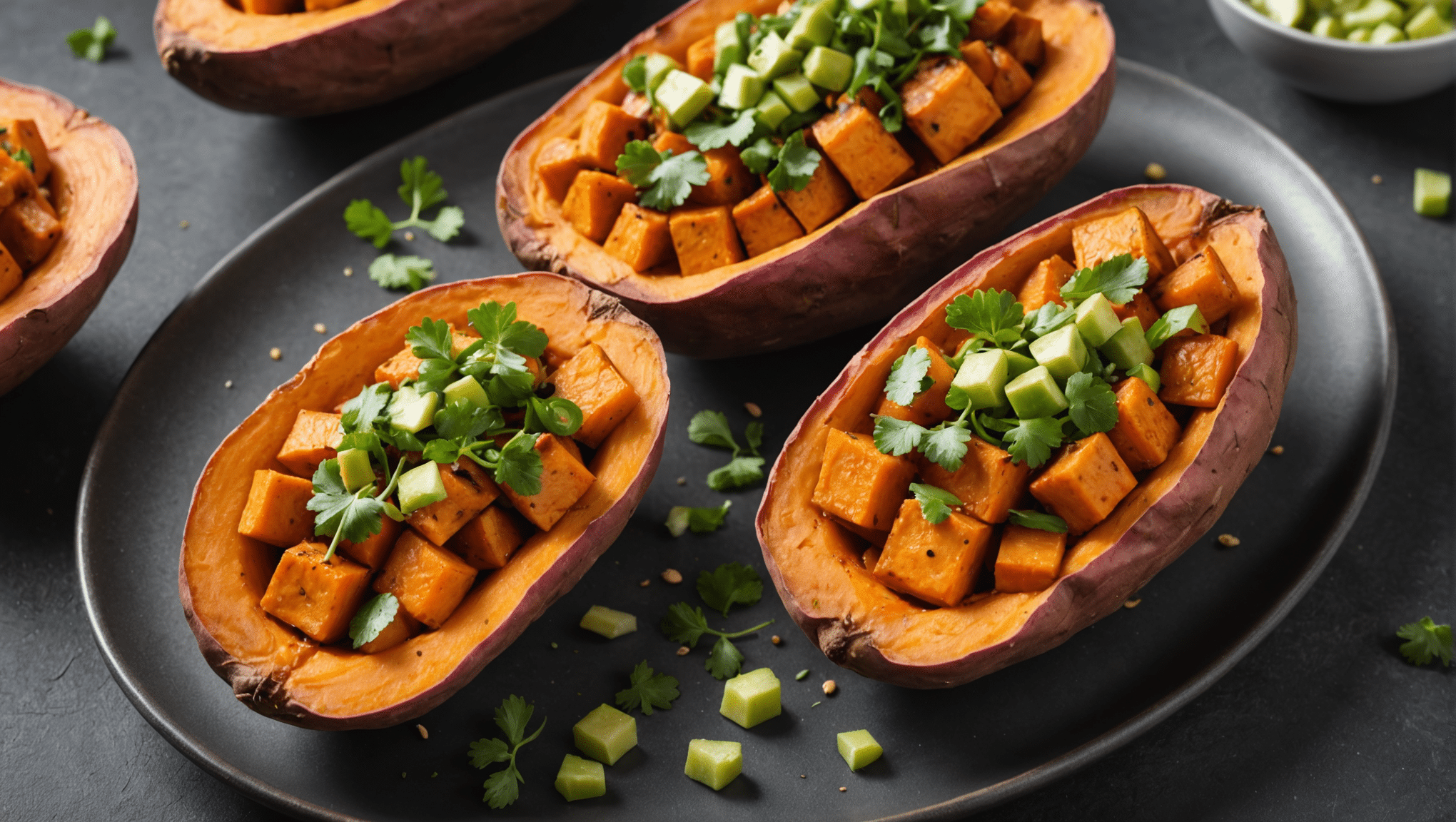 Roasted Sweet Potato with Pipicha