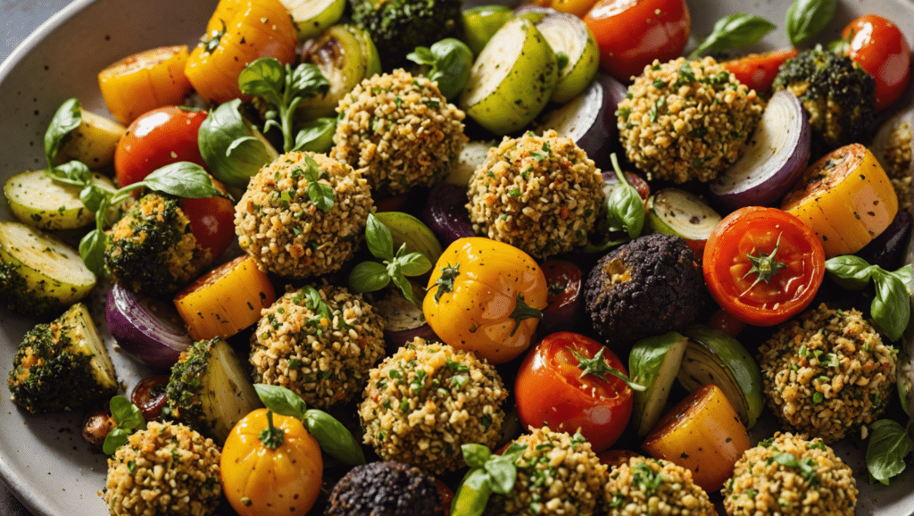 Roasted Vegetables with Cuban Oregano Breadcrumbs