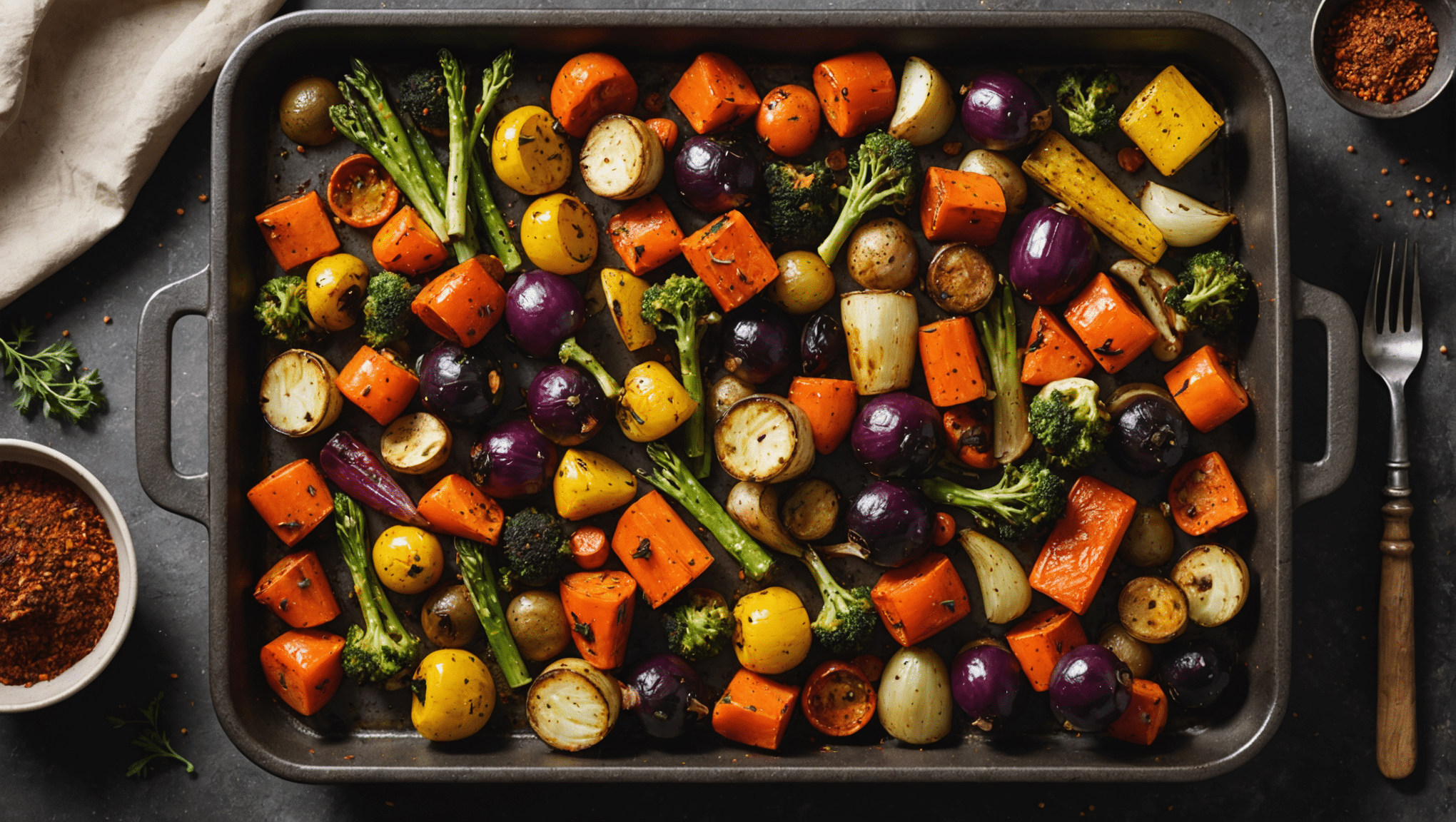 Roasted Vegetables with Zedoary Spice