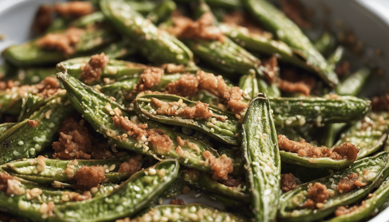 Roasted Winged Beans with Parmesan