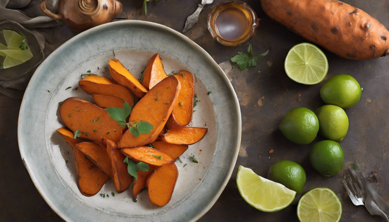 Roasted Yams with Honey, Espelette and Lime Zest