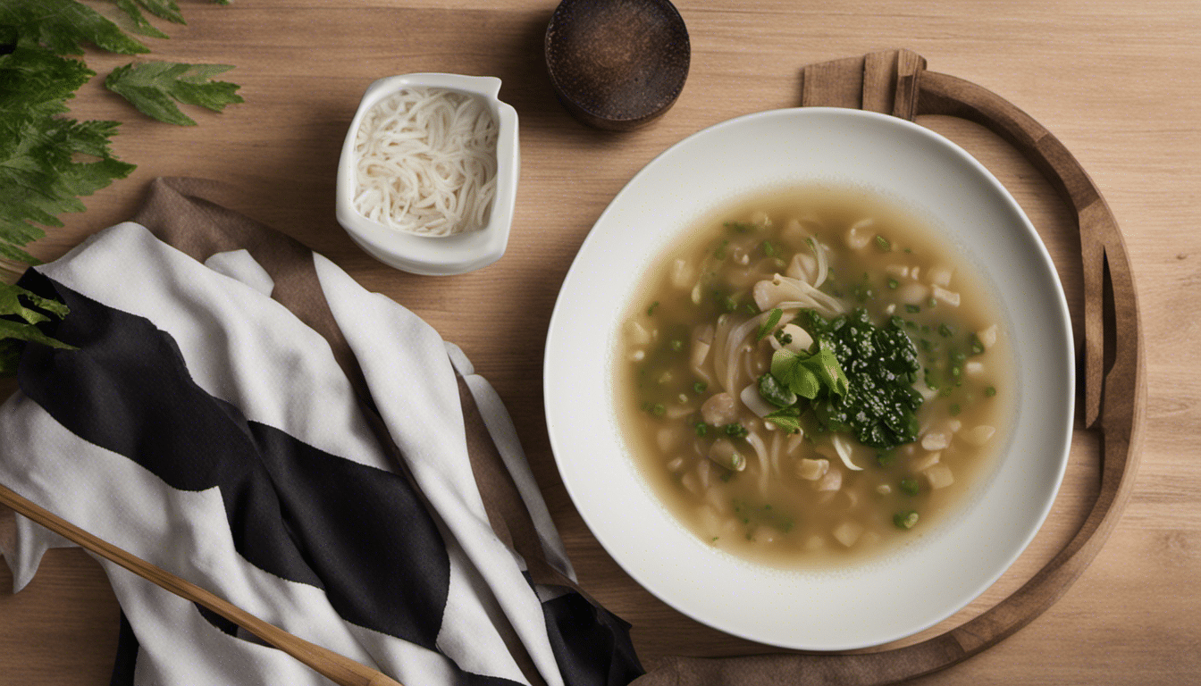 Royal Fern and Miso Soup