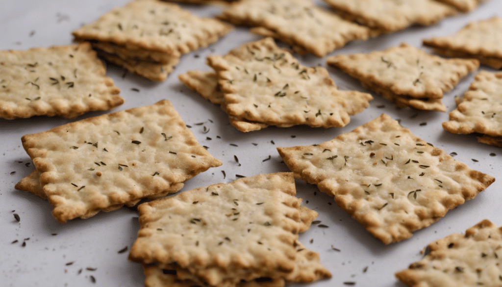 Rye and Caraway Crackers