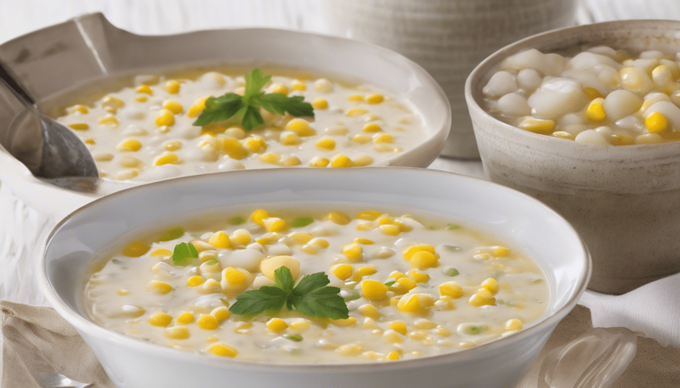 sago and corn soup