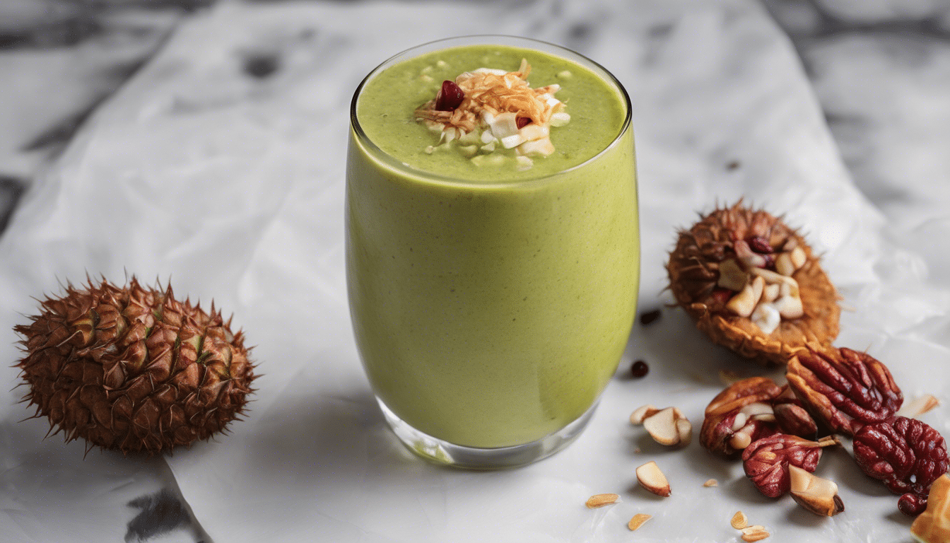 Delicious and creamy Salak Smoothie