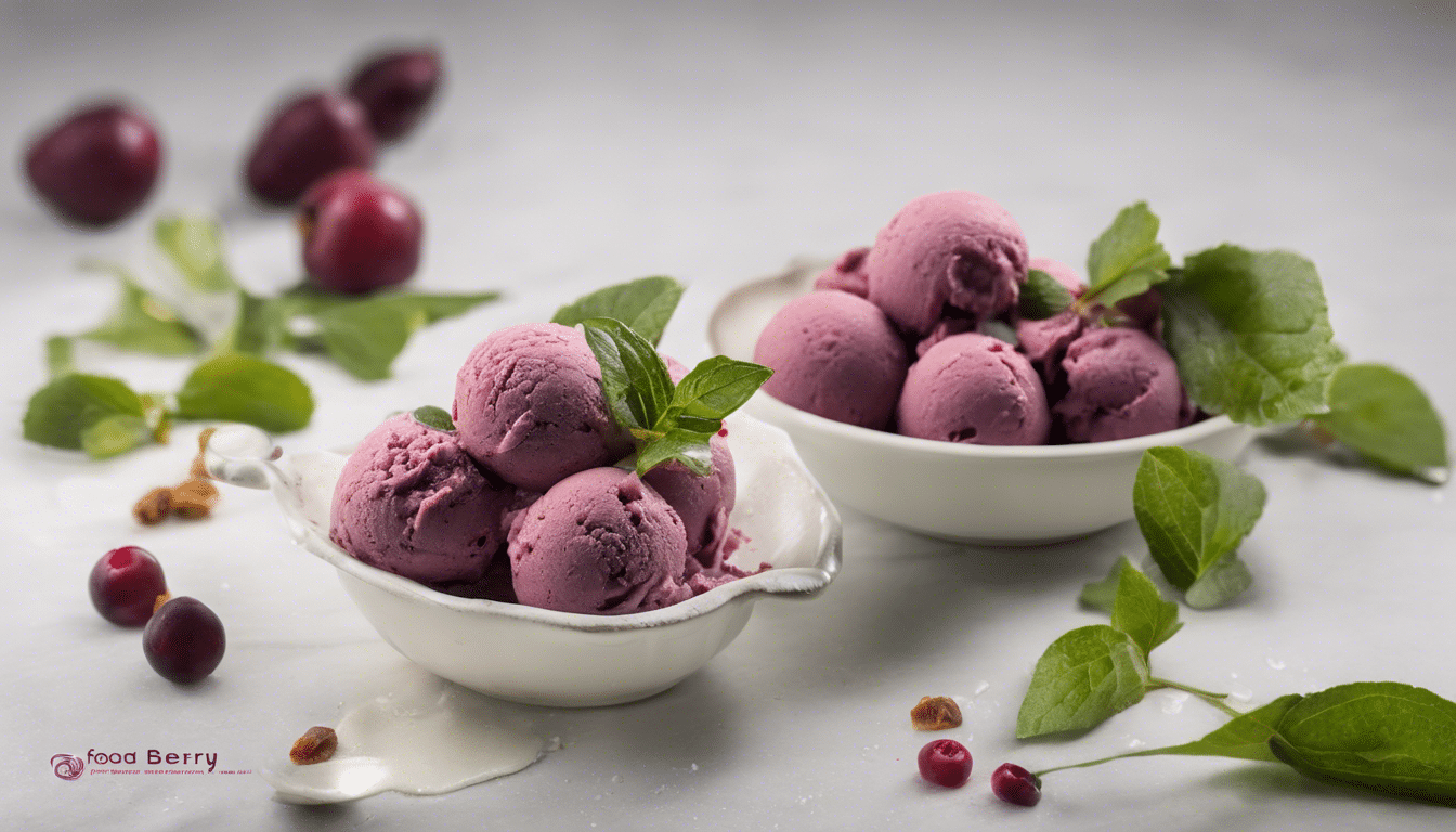 Salal Berry Ice Cream